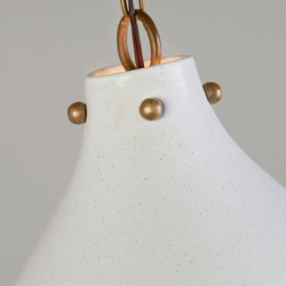 Pendant, Patinaed Brass