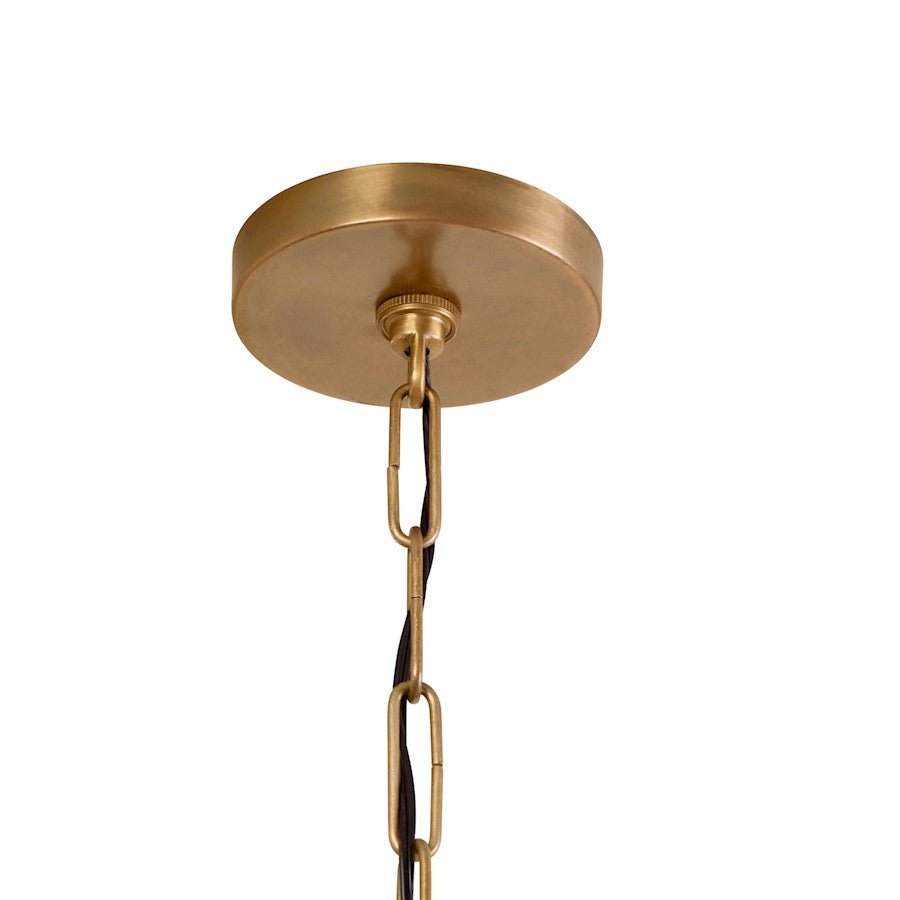 Pendant, Patinaed Brass