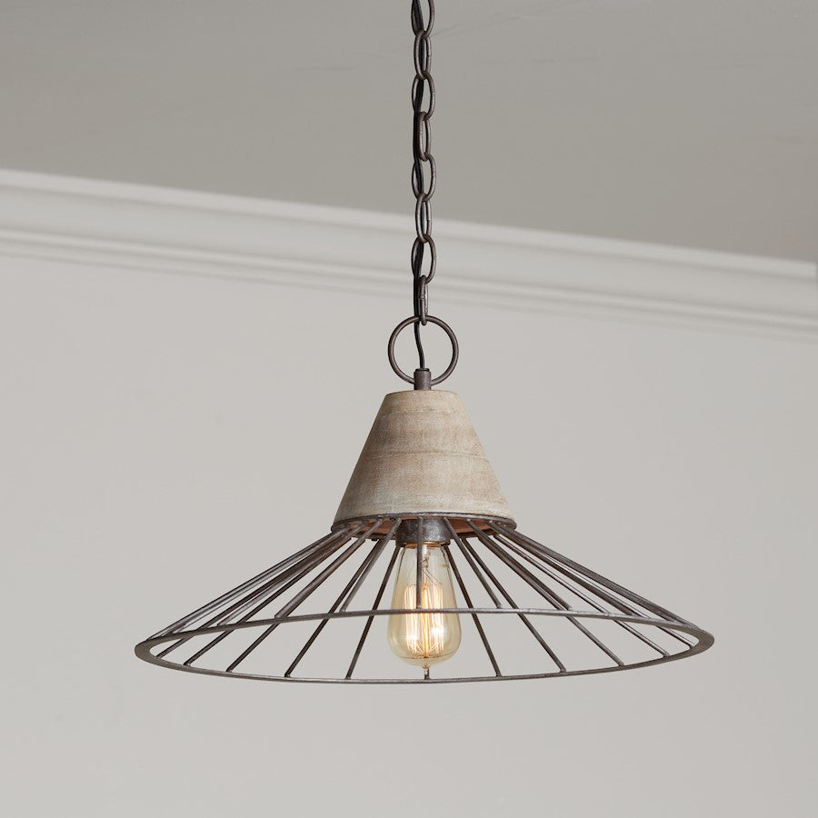 1 Light Pendant, Urban Wash