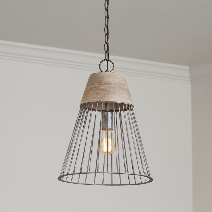 1 Light Pendant, Urban Wash