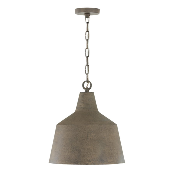 Capital Lighting Quarry 1Lt Pendant, Clay/ - 335311CY