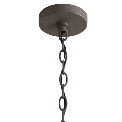 Pendant, Blazed Rattan/Nordic Grey