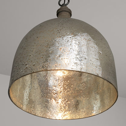 1 Light Pendant, Grey Wash
