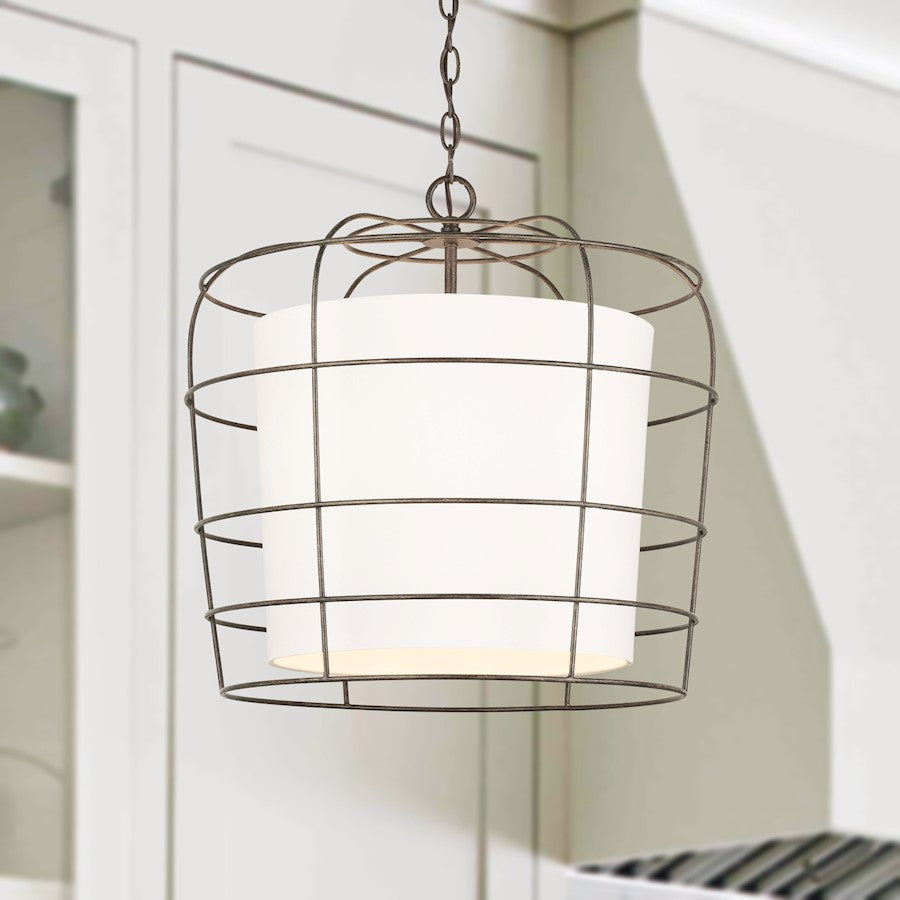 4 Light Pendant, Farm House