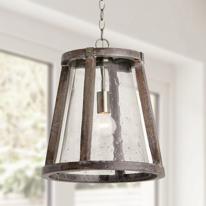 1 Light Pendant, Black Matte Nickel