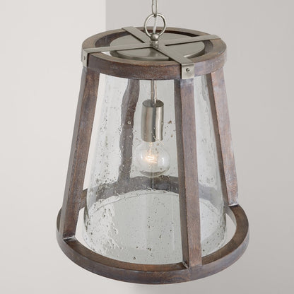 1 Light Pendant, Black Matte Nickel