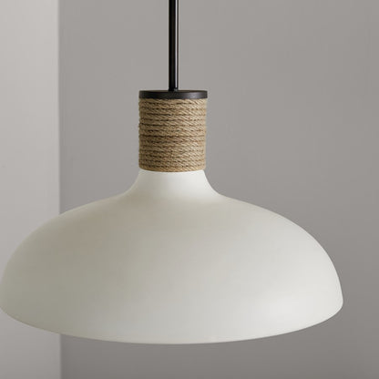 1 Light Large Pendant, Dark Pewter