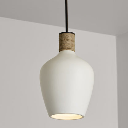 1 Light Medium Pendant, Dark Pewter