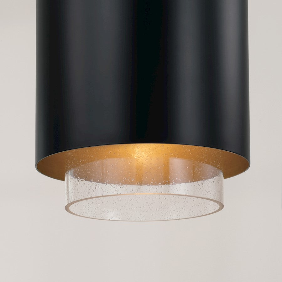 1 Light Pendant, Matte Brass