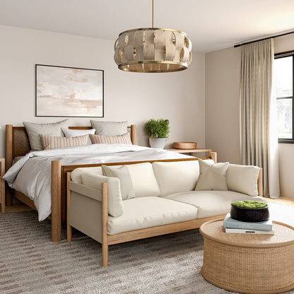 Capital Lighting Willa 6 Light Pendant, Matte Brass