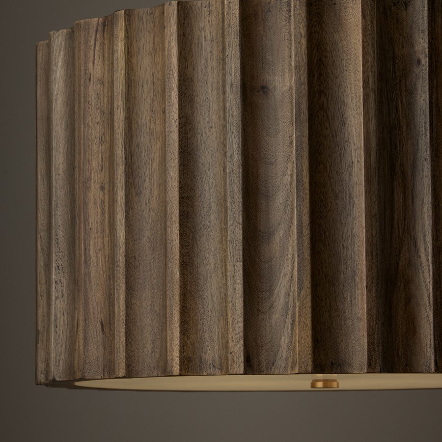 Capital Lighting Cody 4 Light Pendant, Matte Brass