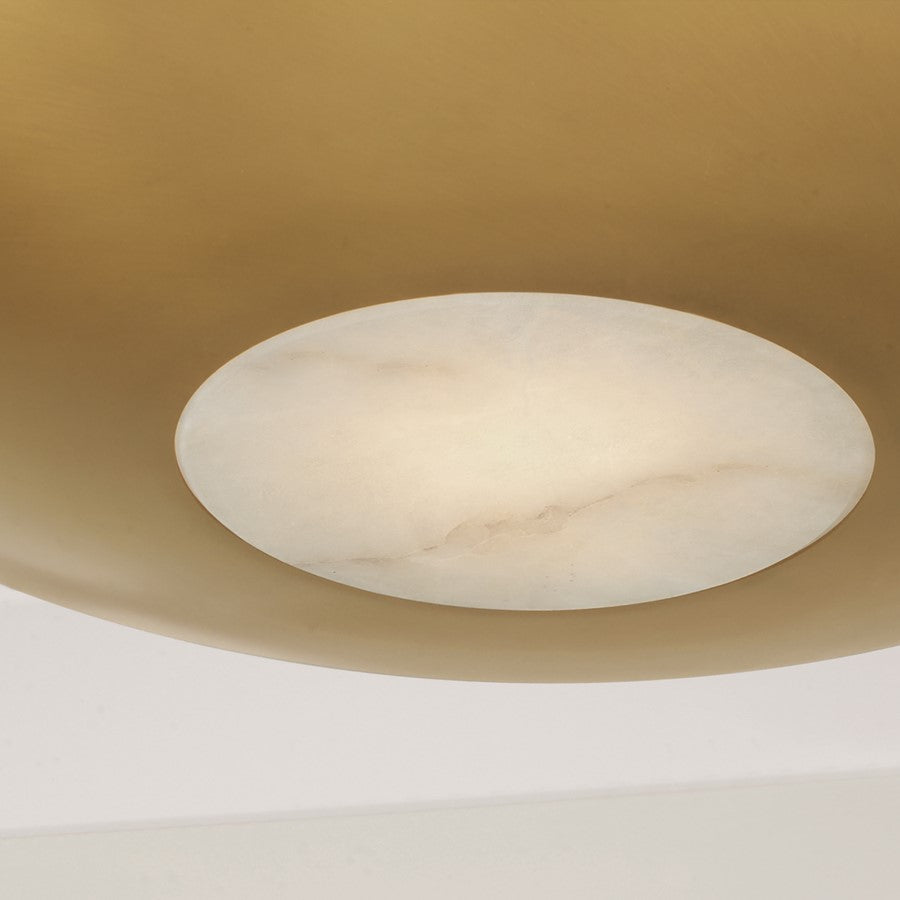Capital Lighting Gia 1 Light Pendant, Aged Brass