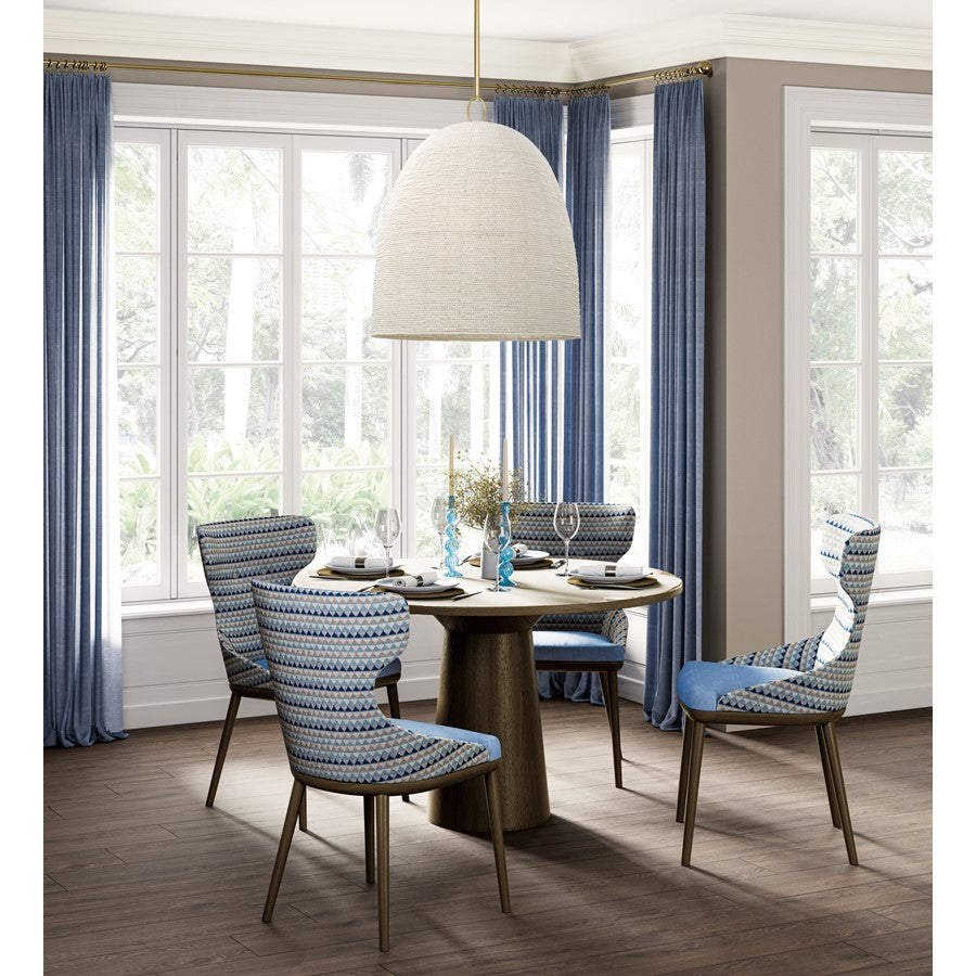 Capital Lighting Natalia 3 Light Pendant, Aged Brass
