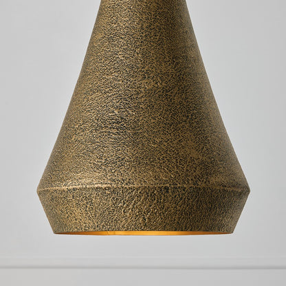 Capital Lighting Savari 1 Light 28" Pendant, Artisan Gold
