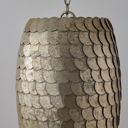 Capital Lighting Delphine 1 Light 12" Pendant, Grecian Luster