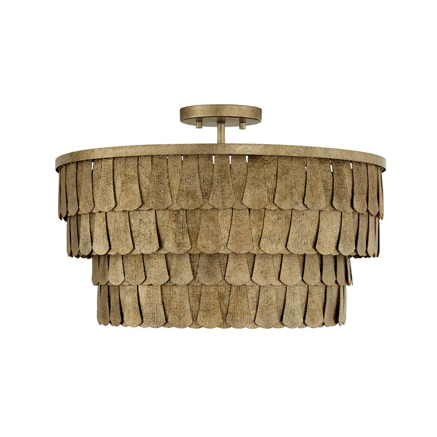 Capital Lighting Arden 4 Light Pendant, Ancestral Gold - 361641AGO