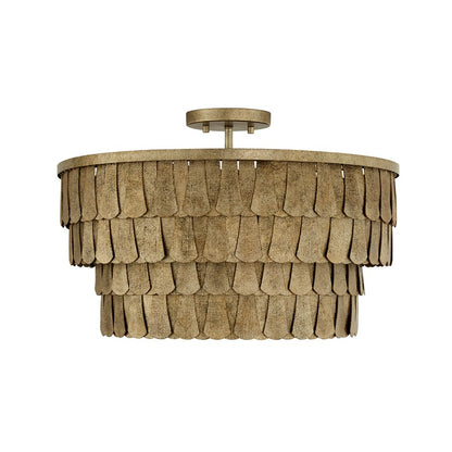 Capital Lighting Arden 4 Light Pendant, Ancestral Gold - 361641AGO