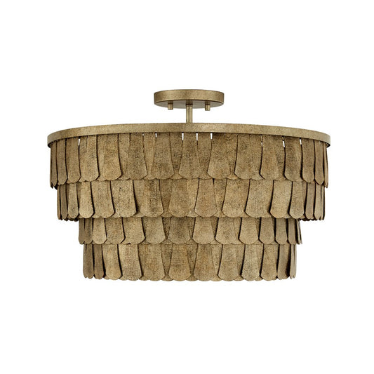 Capital Lighting Arden 4 Light Pendant, Ancestral Gold - 361641AGO