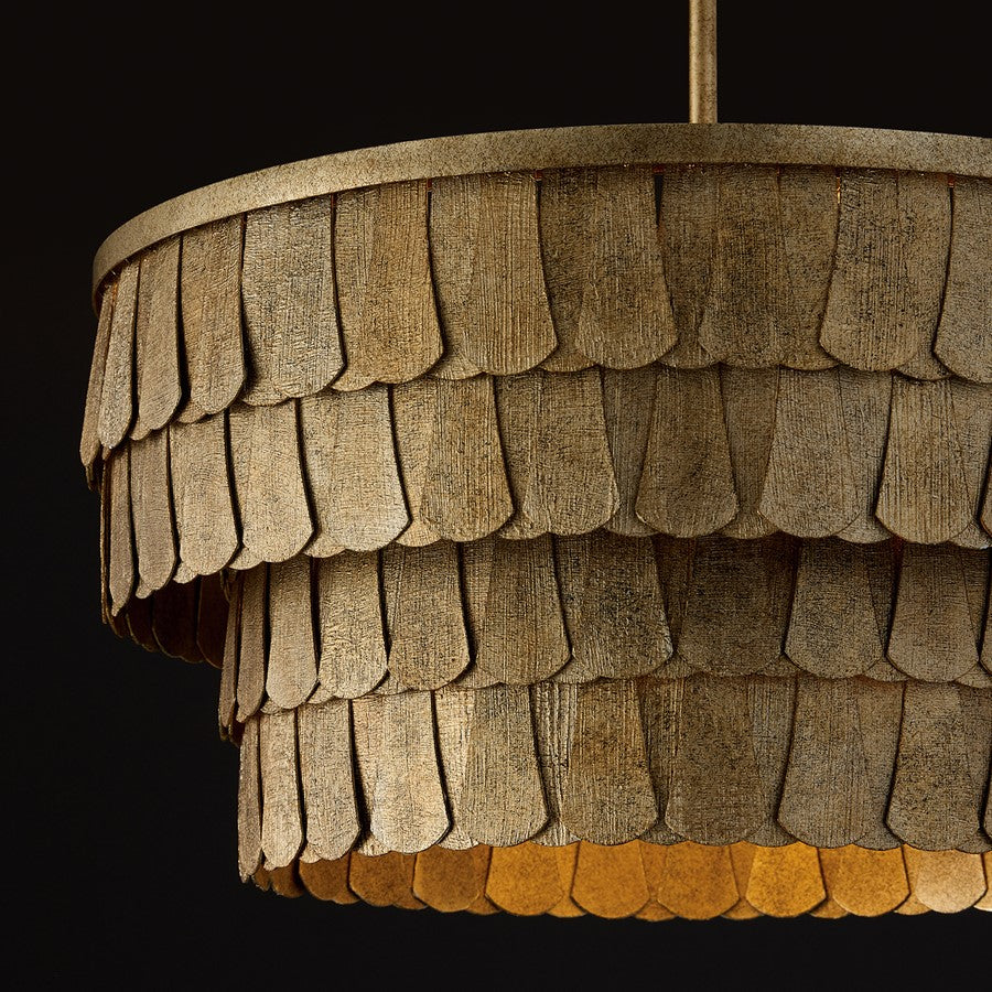 Capital Lighting Arden 4 Light Pendant, Ancestral Gold