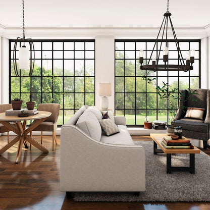 HomePlace by Capital Lighting Tanner 5 Light Chandelier, Matte Black - 420061MB