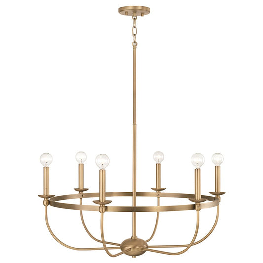 Rylann Chandelier, Brass