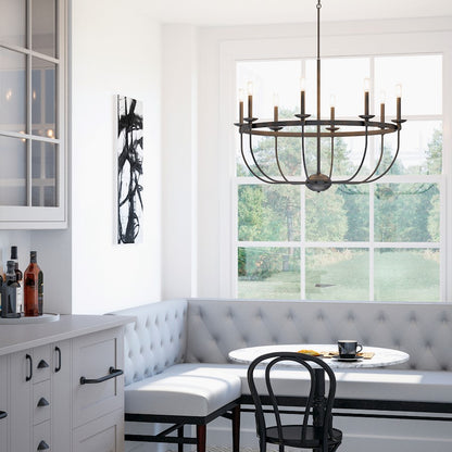 Rylann Chandelier, Matte Black