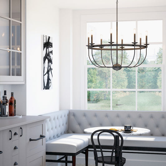 Rylann Chandelier, Matte Black