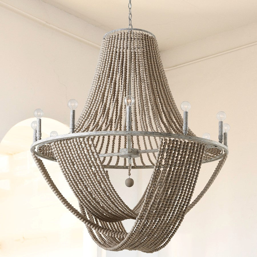 12 Light Chandelier, Mystic Sand