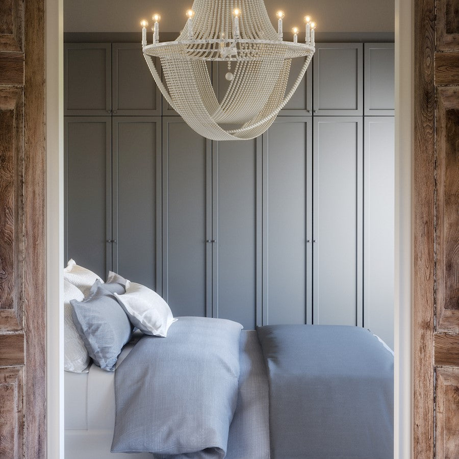 12 Light Chandelier, Mystic Sand