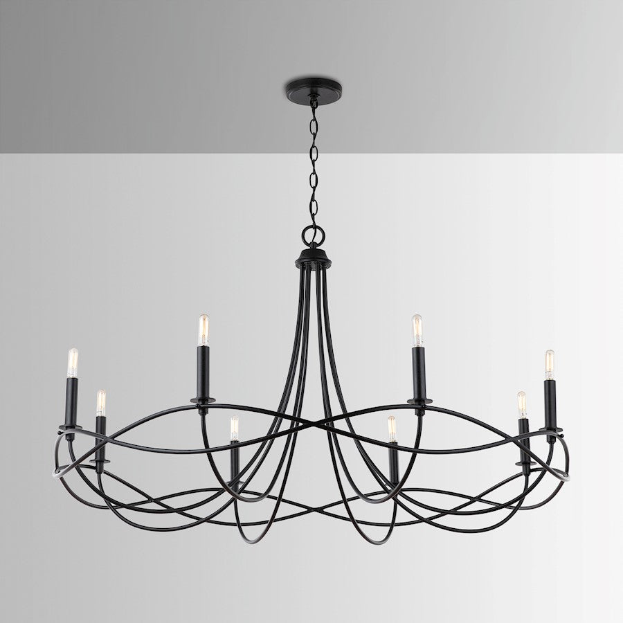 Sonnet Chandelier, Matte Black