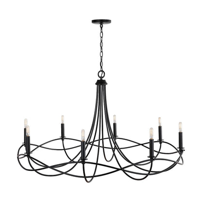 Sonnet Chandelier, Matte Black