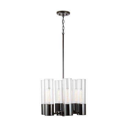 Logan Chandelier, Black Chrome