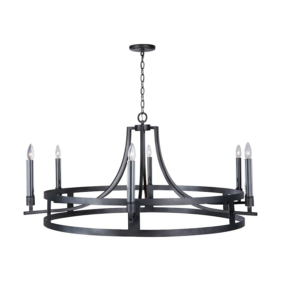 Lathem Chandelier, Midnight Grey