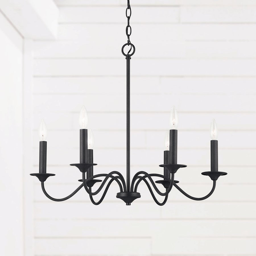 Vincent Chandelier, Black Iron