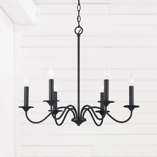 Vincent Chandelier, Black Iron