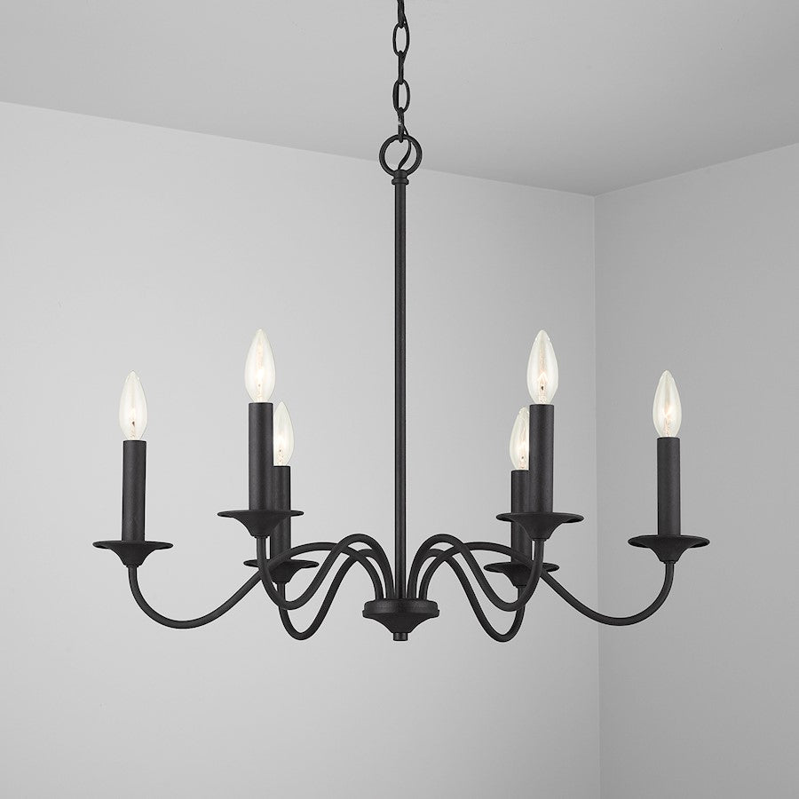 Vincent Chandelier, Black Iron