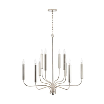 Della Chandelier, Polished Nickel