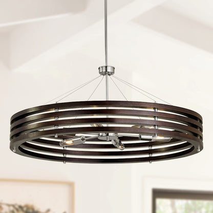 Chandelier, Dark Wood