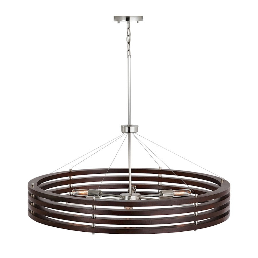 Chandelier, Dark Wood