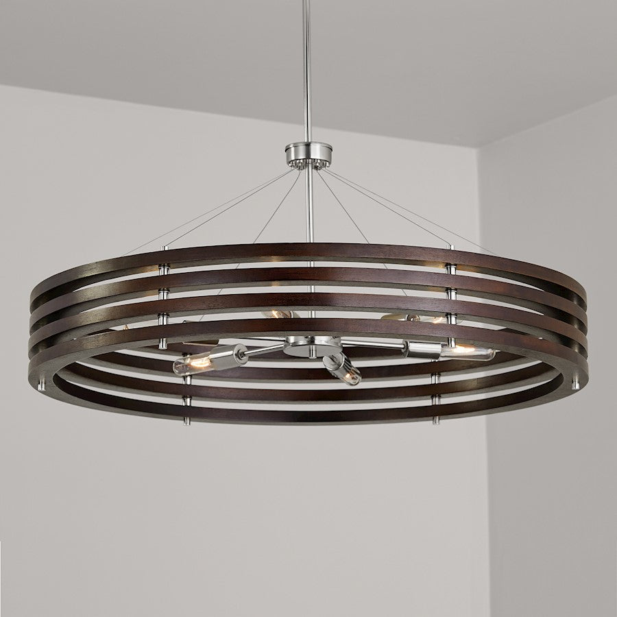 Chandelier, Dark Wood