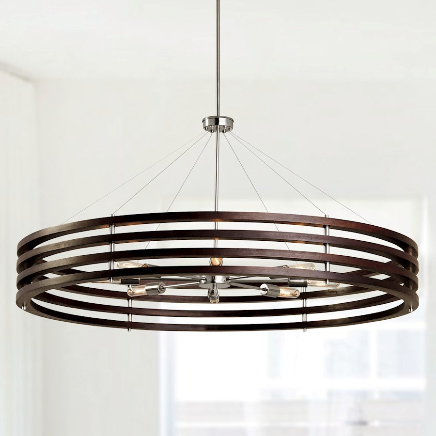 Chandelier, Dark Wood