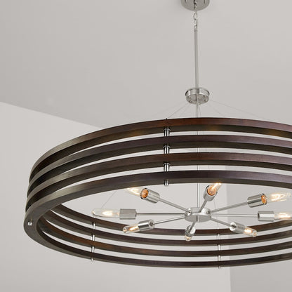 Chandelier, Dark Wood