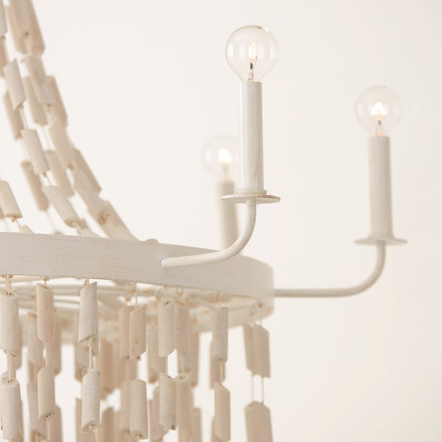 Carissa Chandelier, White