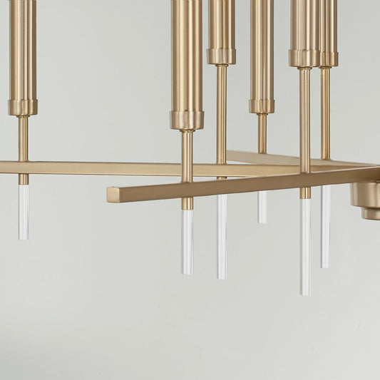 Elora Chandelier, Brass