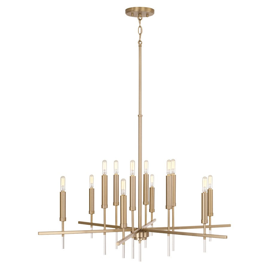 Elora Chandelier, Brass