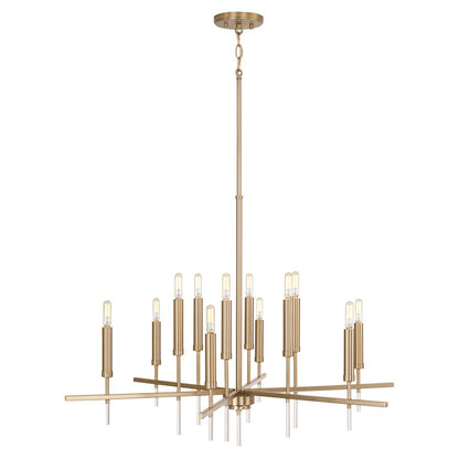 Elora Chandelier, Brass