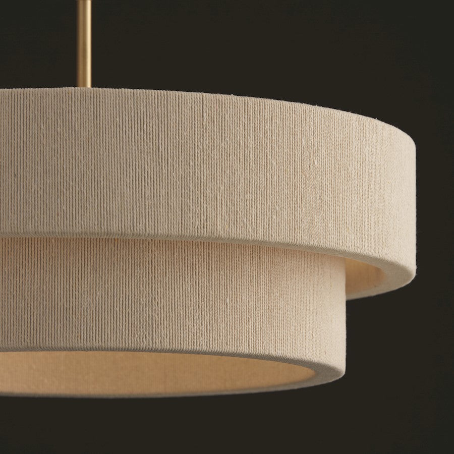 Delaney Chandelier, Brass