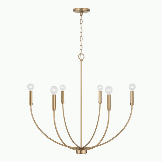 OPEN BOX ITEM: 6 Light Chandelier