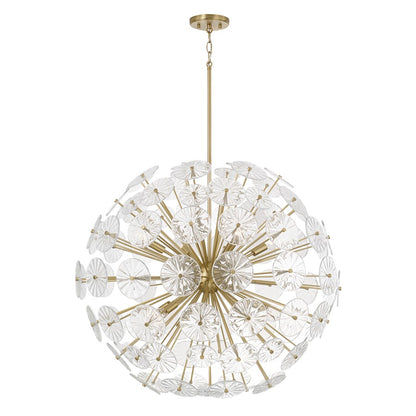 Capital Lighting Emelie 8 Light Chandelier, Matte Brass - 457881MA