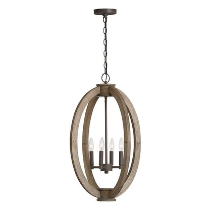 Capital Lighting 4 Light Foyer, Nordic Grey